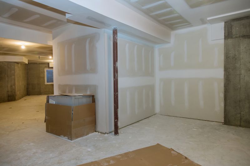 Installing Drywall in a Basement