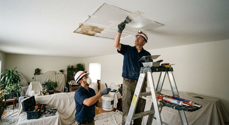 Ceiling Hole Repair Service